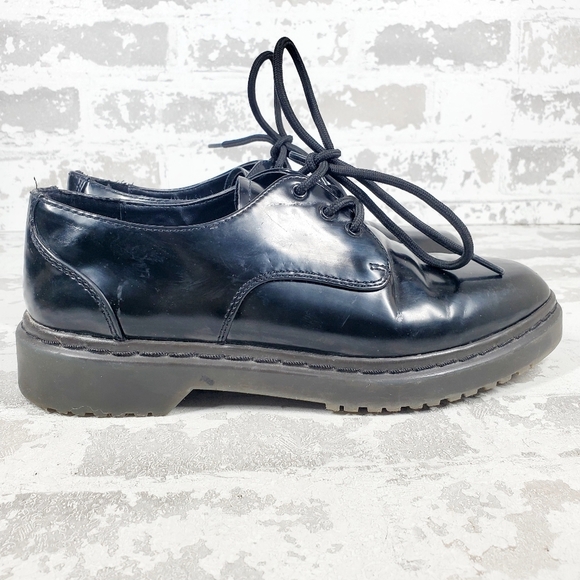 Zara Basic Collection Black Leather Lace-Up Business Casual Shoes K530 - Picture 5 of 11